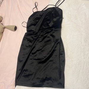 black cocktail dress